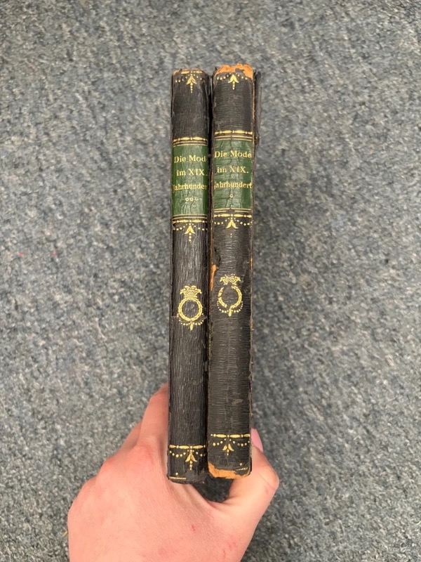 Antique 1925 Die Mode im XIX. Jahrhundert Max Von Boehn 2 Vol Set German Fashion History