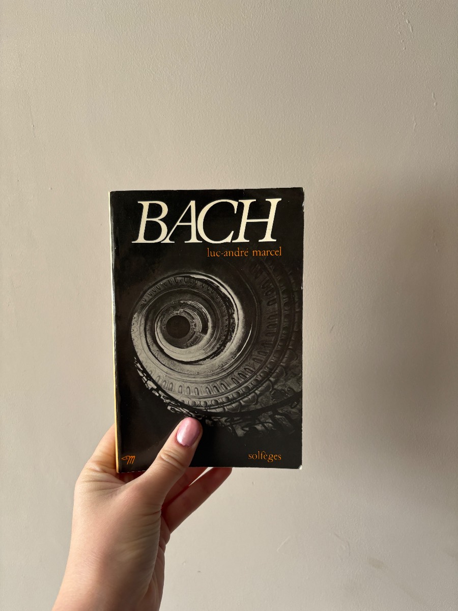 Bach Luc-Andre Marcel Solfeges French Vintage Paperback Music Monograph Seuil