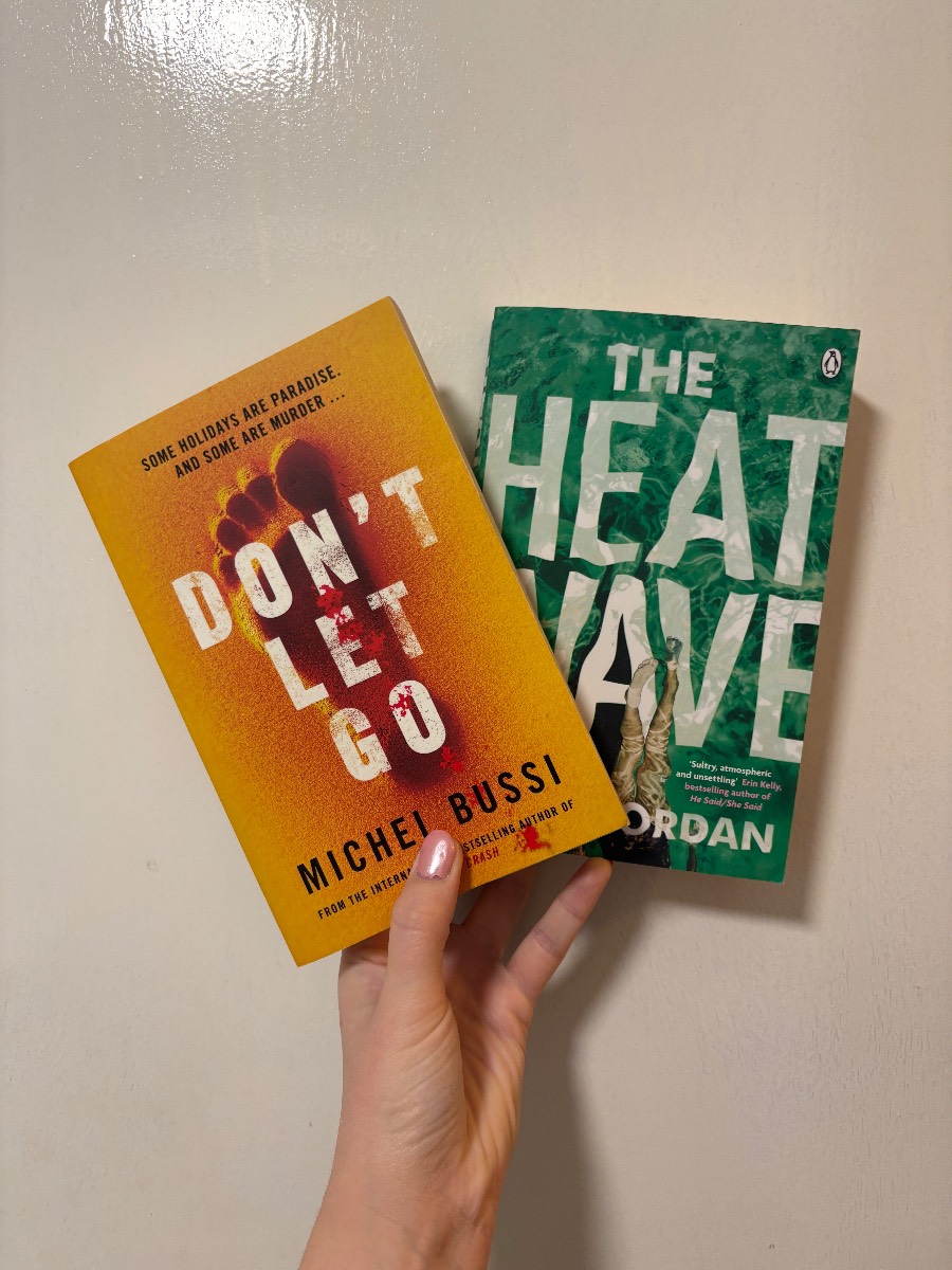 2x Crime Thriller Books Bundle Don't Let Go Michel Bussi & The Heatwave Kate Riordan