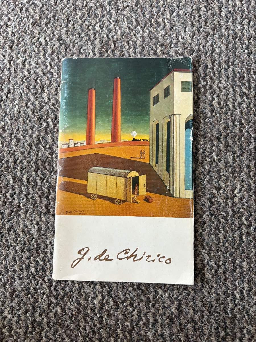 Vintage Giorgio de Chirico Exhibition Catalogue Peintures Sculptures Aquarelles