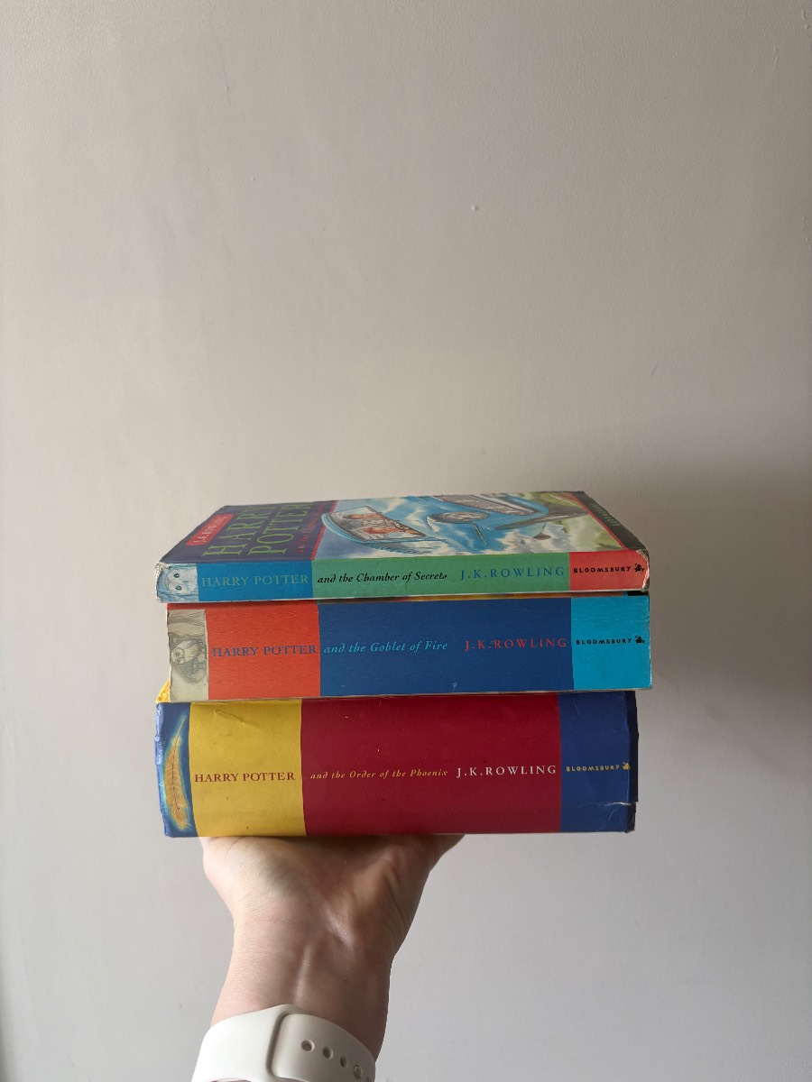 Harry Potter Book Bundle Joblot Order Of Phoenix Hardback Goblet Of Fire Chamber
