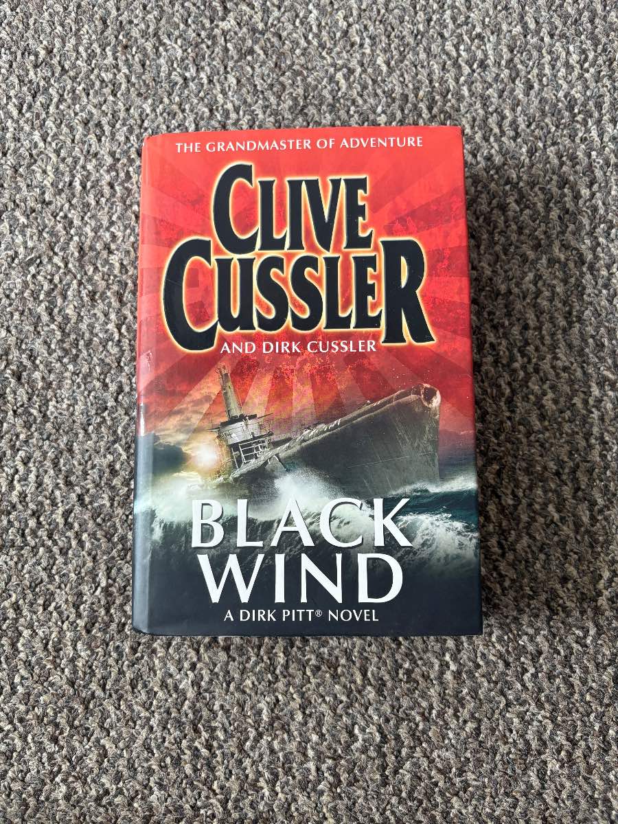 Black Wind Clive Cussler & Dirk Cussler Hardback Book Dirk Pitt Novel 2004