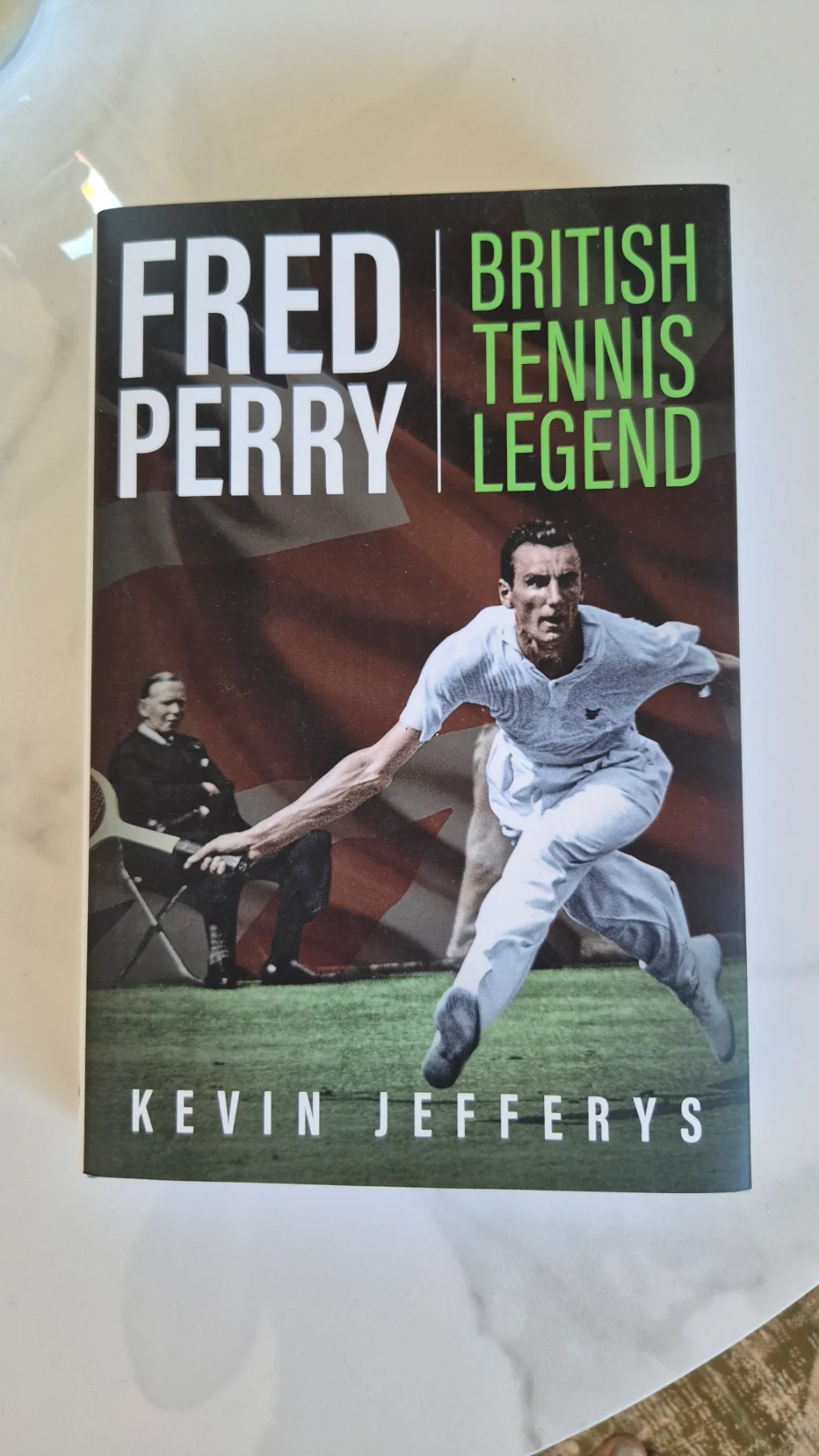 Fred Perry British Tennis Legend Hardback Book New