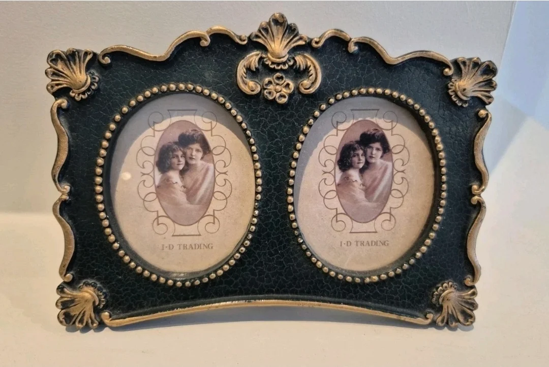 Small Double Oval Ornate Picture Photo Frame