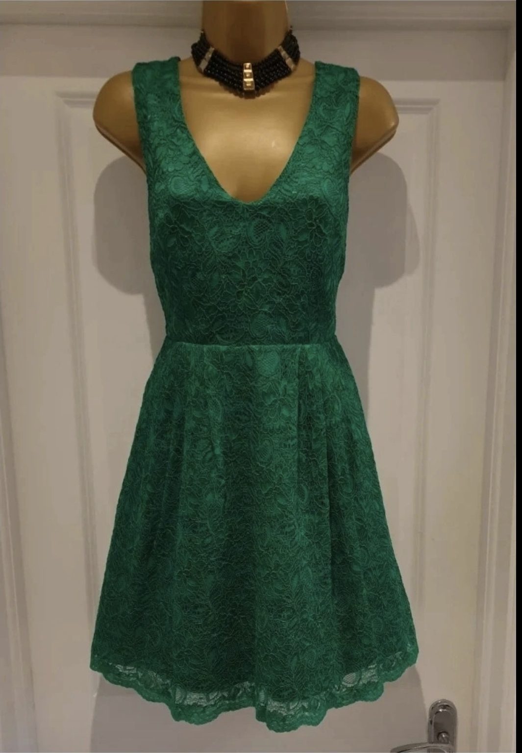Monsoon Fusion Green Party Dress Size 8