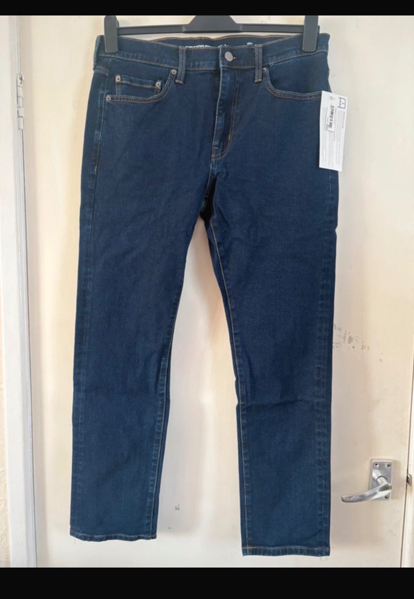 Good quality men’s slim fit jeans size 34w,30l