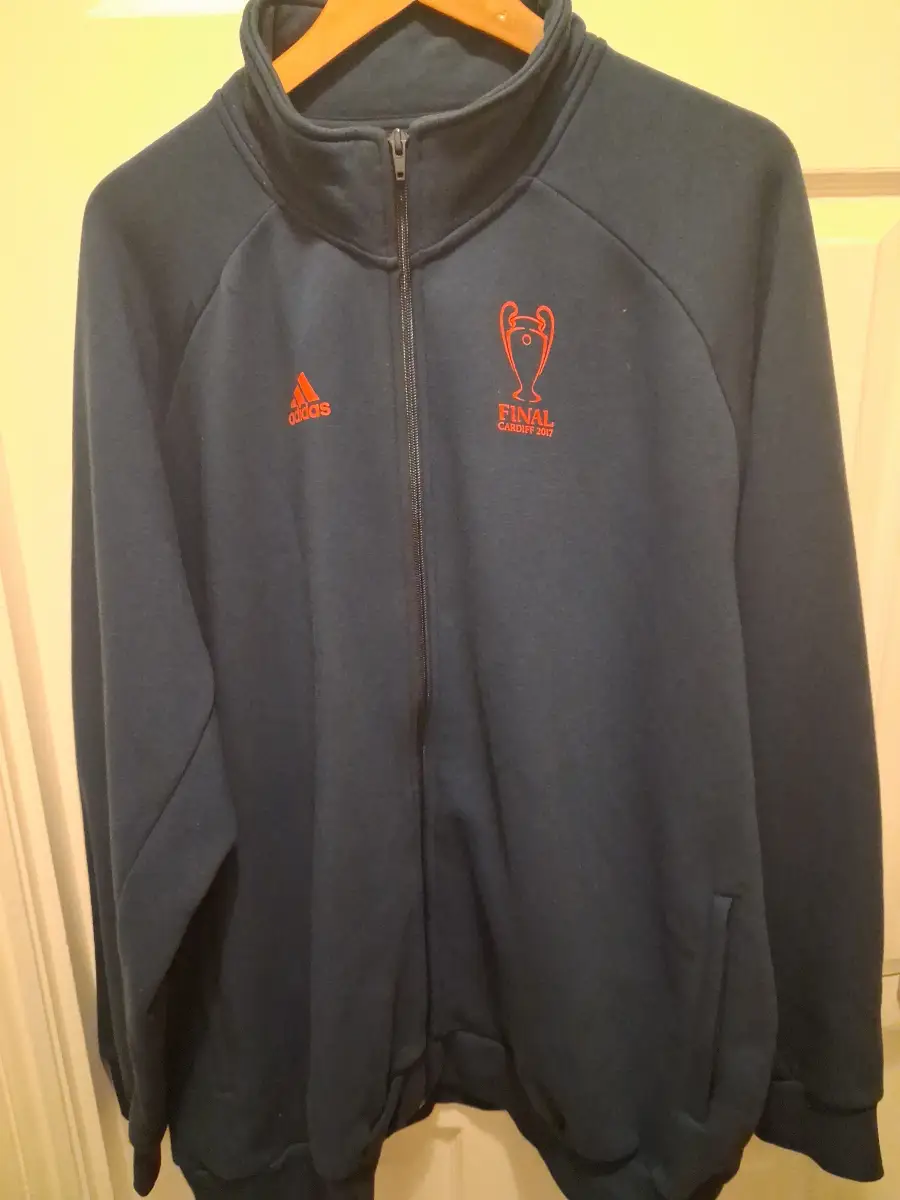 mens 2017 CHAMPIONS LEAGUE FINAL at cardiff fleece jacket XXL VGC