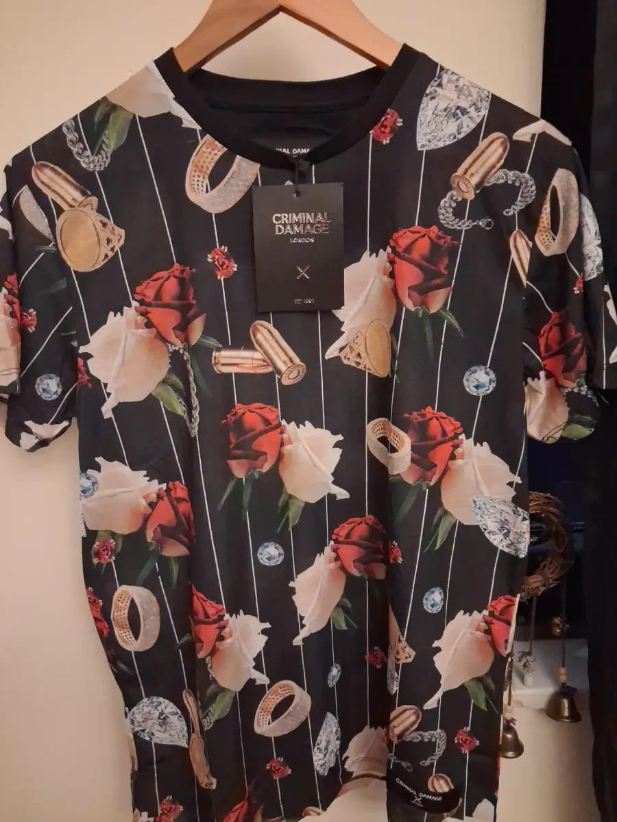 Mens bullet 23 by CRIMINAL DAMAGE LONDON uk size medium new with tag