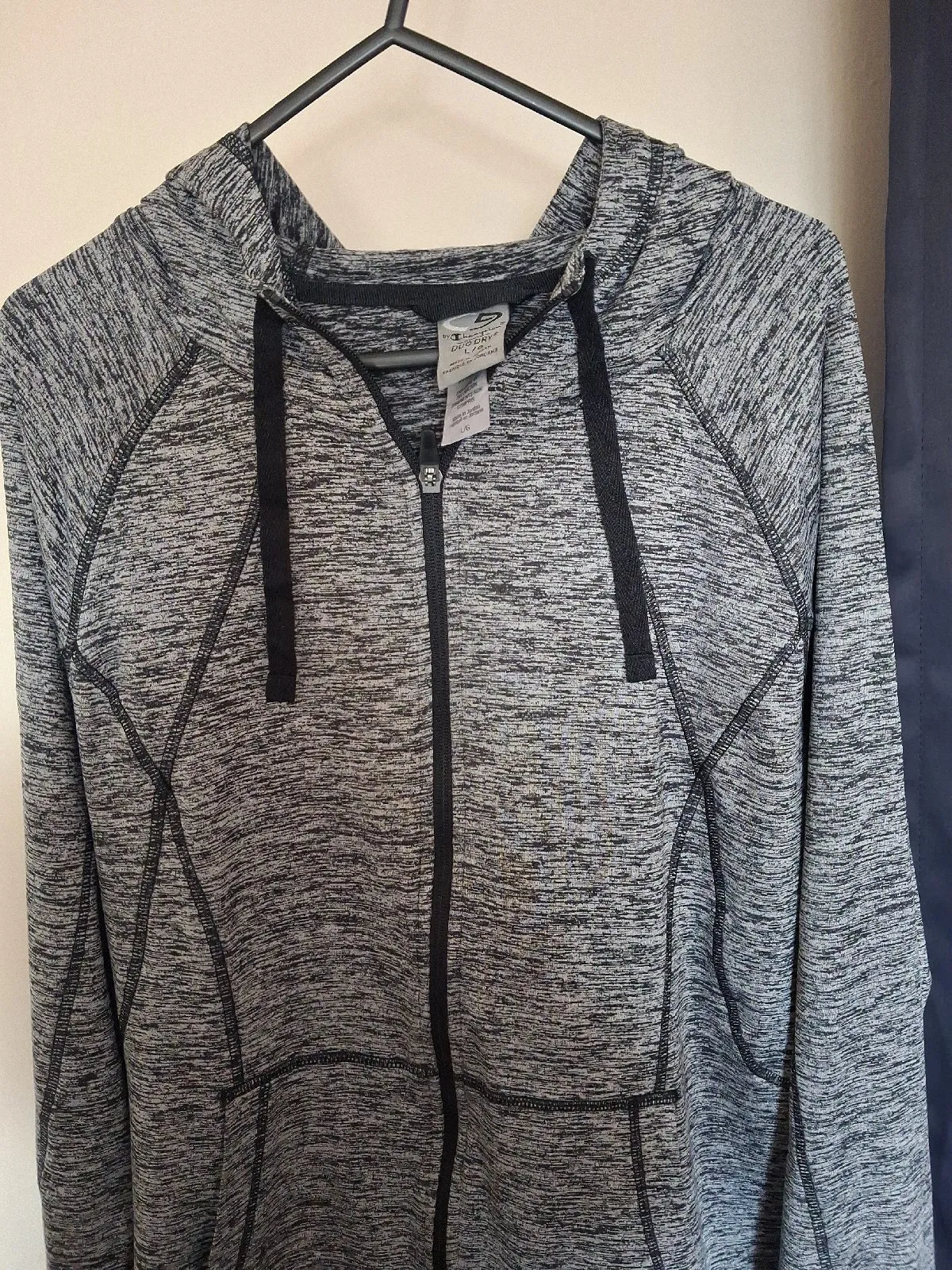 Mens champion C9 DUO dry full zip hoodie size large excellent condition