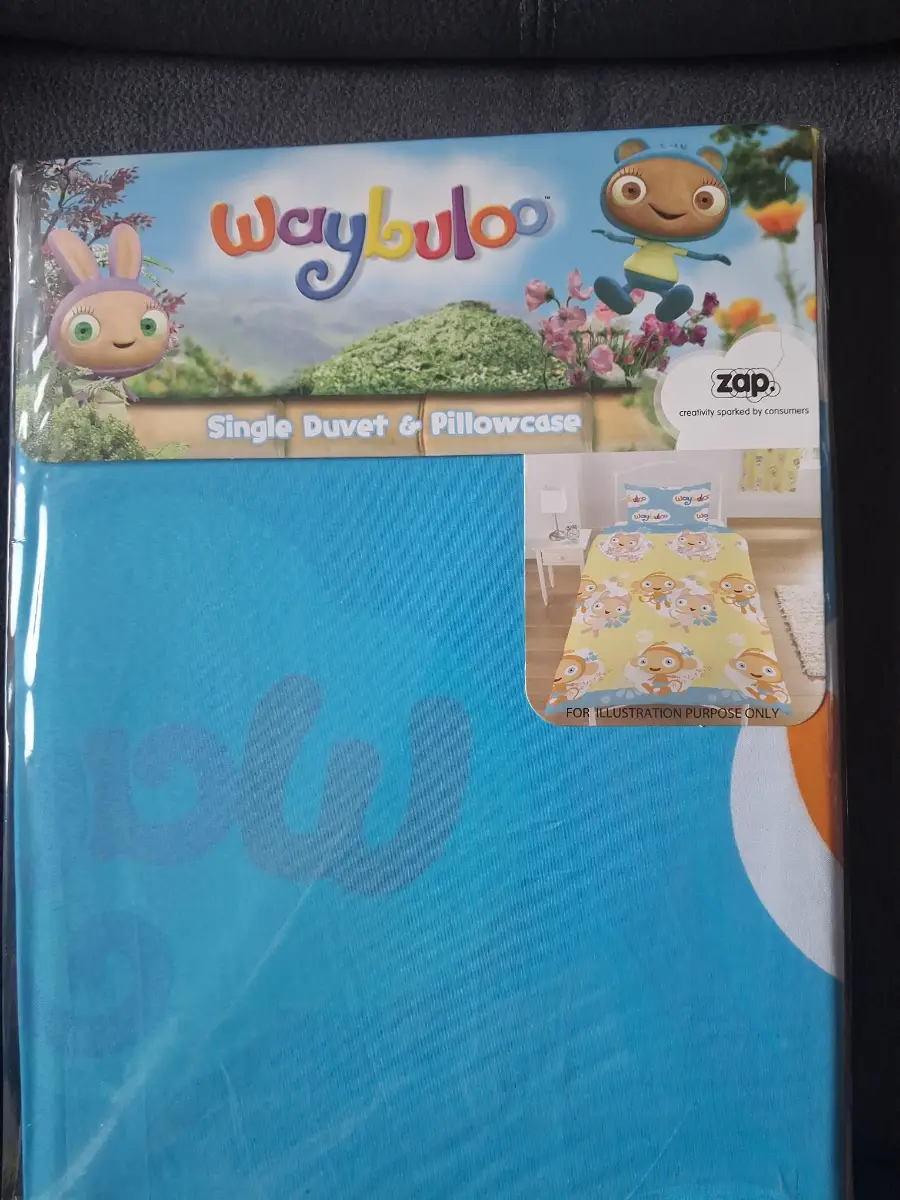 Nrw sealed WAYBULOO single duvet set by zap