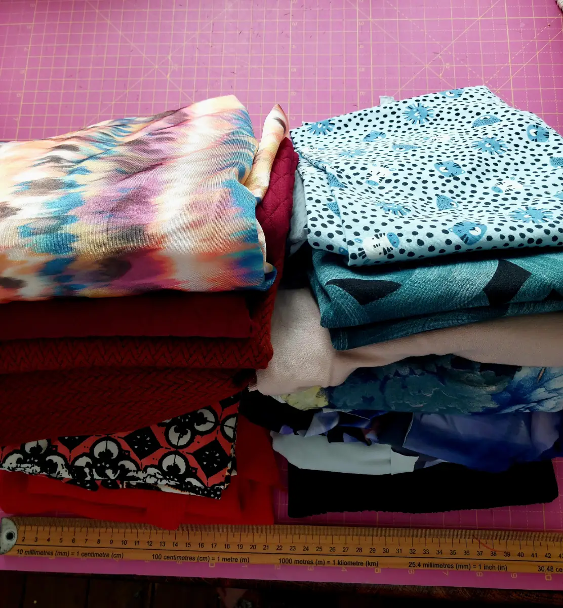 3kg scrap stretch fabric