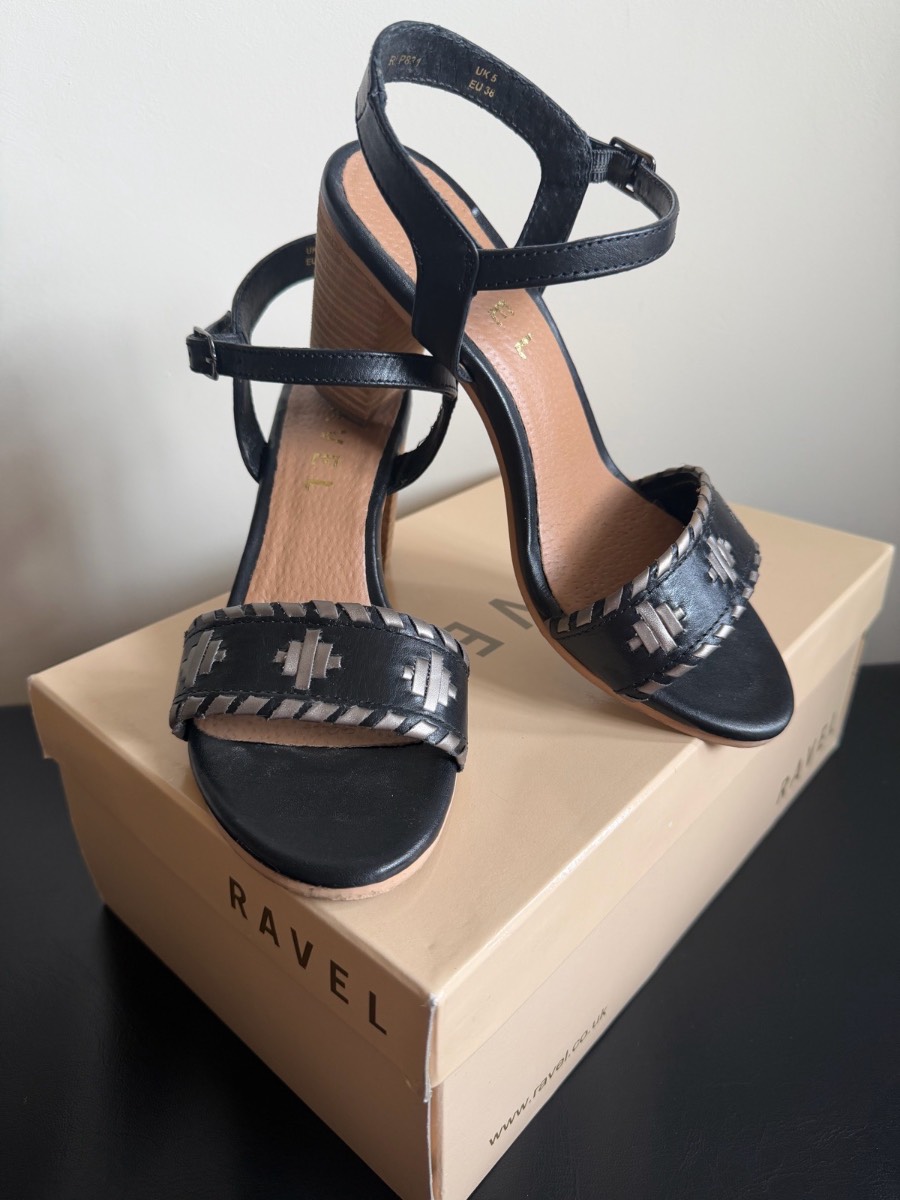Ravel black sandals