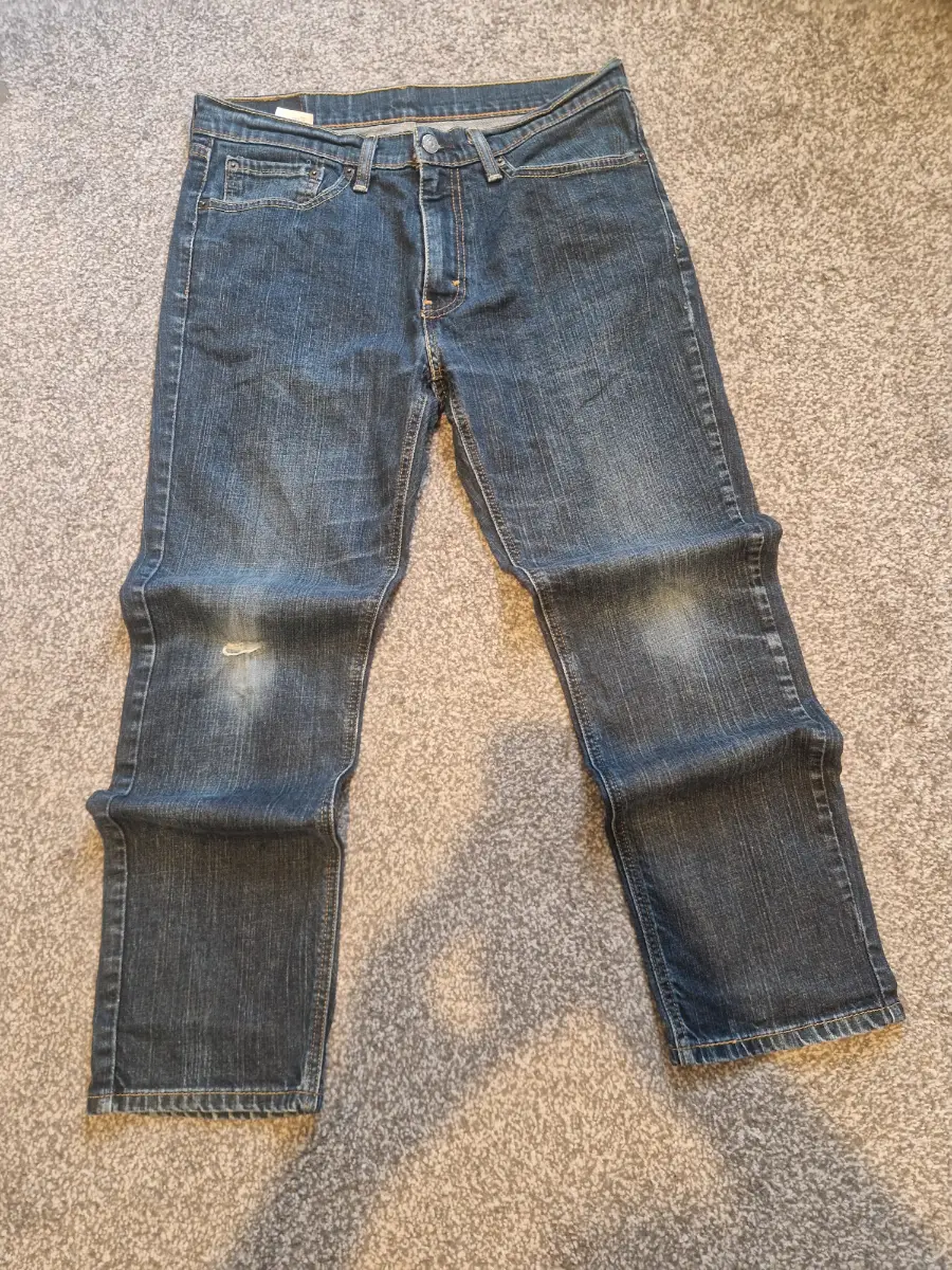 Levi's 541 Men's Slim Fit Stretch Blue Dark Wash Denim Jeans W34
