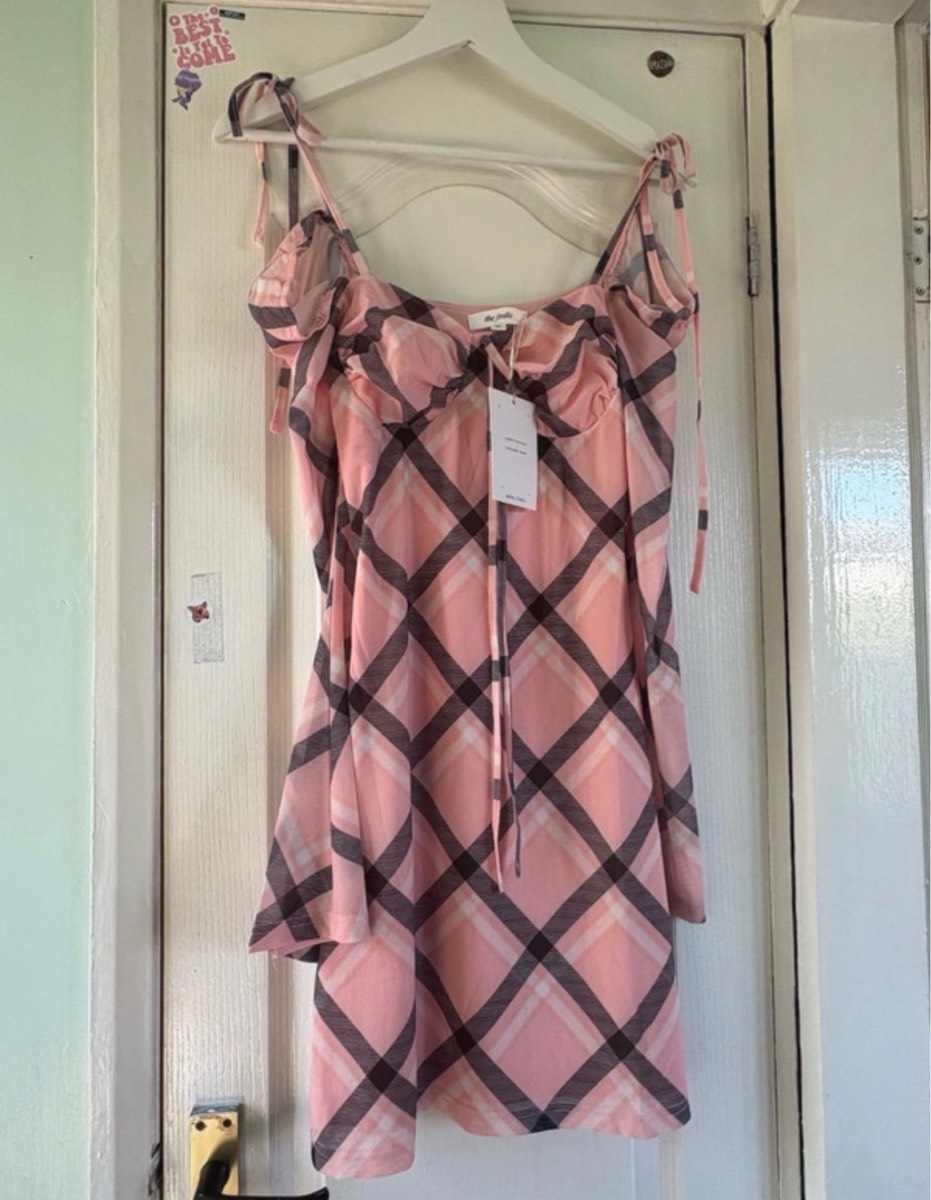 The frolic checkered patterned dress