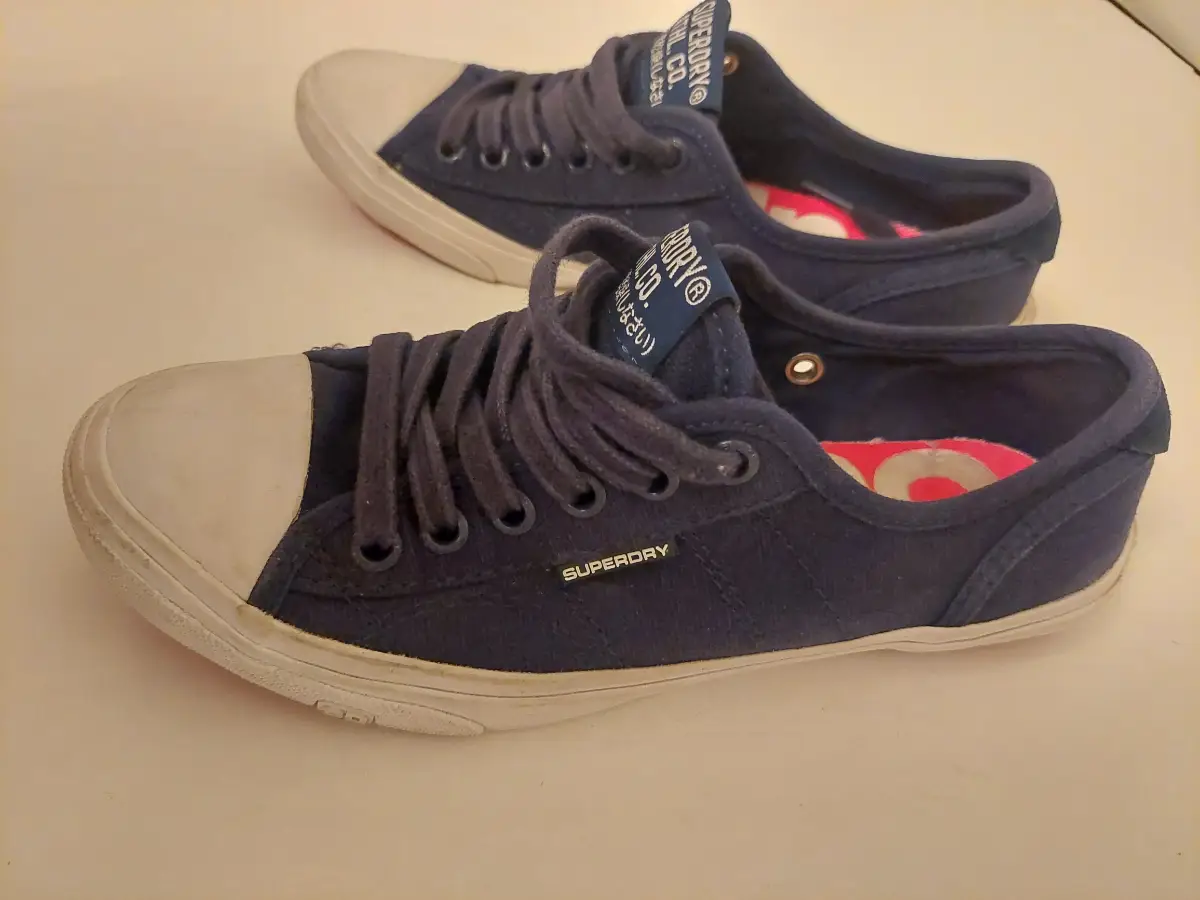 Teens Superdry navy pumps Size 4
