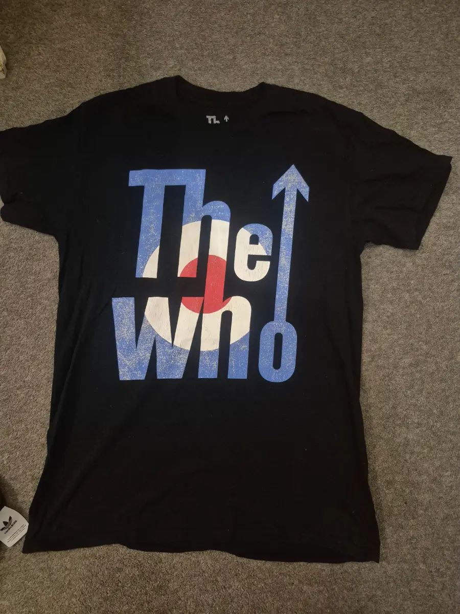 The Who Moving On Tour 2019 Band T-Shirt Black Size M Official