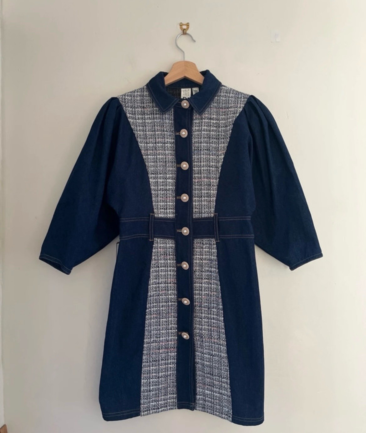River Island Size 8 Denim Dress