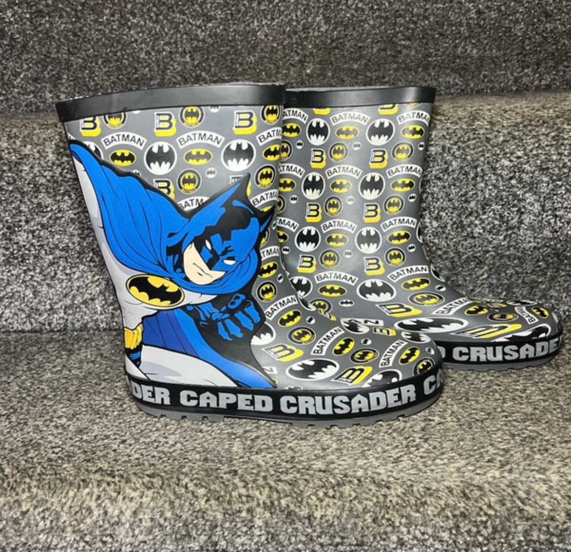 Batman wellies size 1 EU 33 worn once