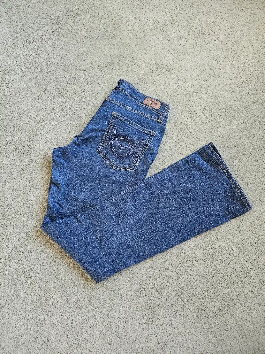 Signature by Levi Strauss & Co. Modern Boot Cut Jeans - Blue Wash, UK 14L