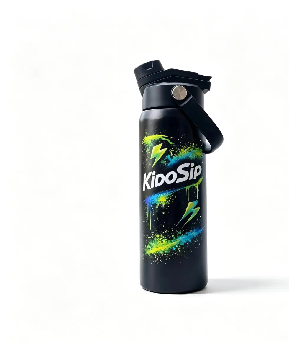 Kid's, Stainless steel 2in 1 Lid water bottle 24oz