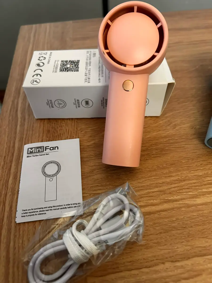 portable Handheld usb rechargeable Mini fan