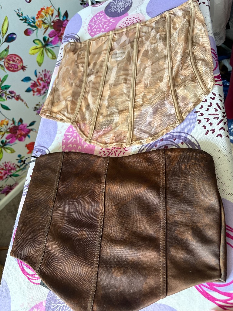2 bodice crop tops