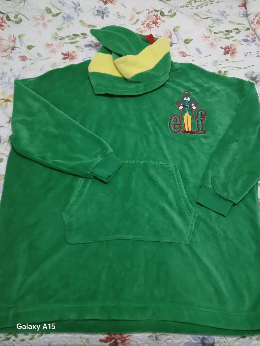 ELF christmas oversized fleece hoodie one size