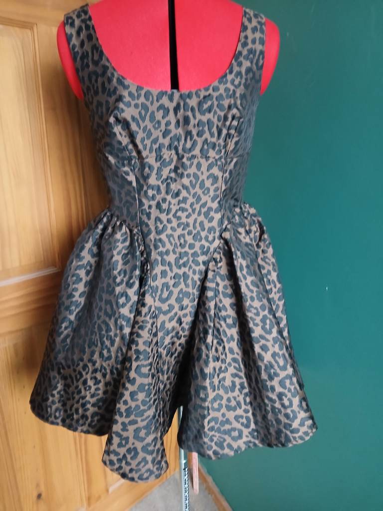primark leopard print mini dress