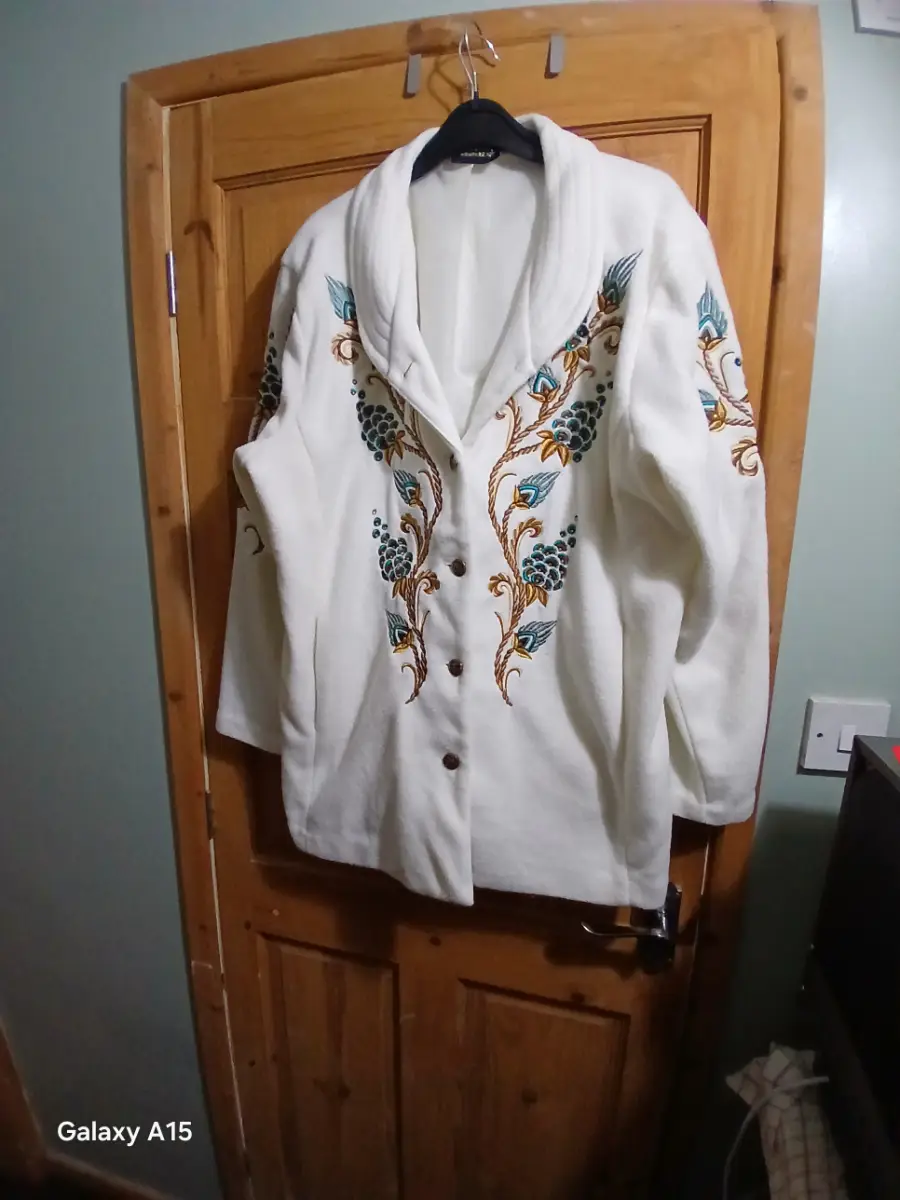 Vintage Bob Mackie Wearable Art Embroidered Jacket