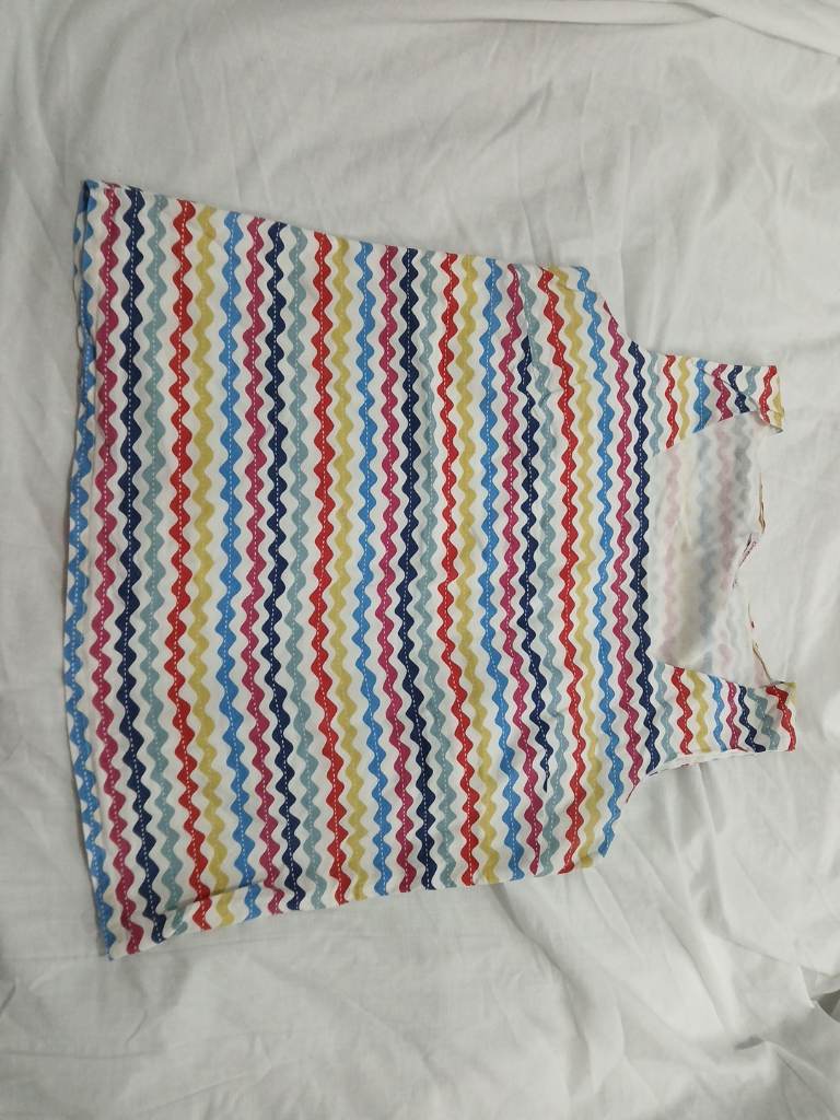 Cath kidston rainbow wave cotton top