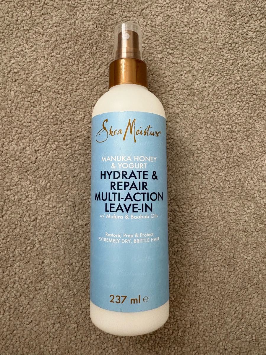 Shea Moisture leave in hair conditioner spray