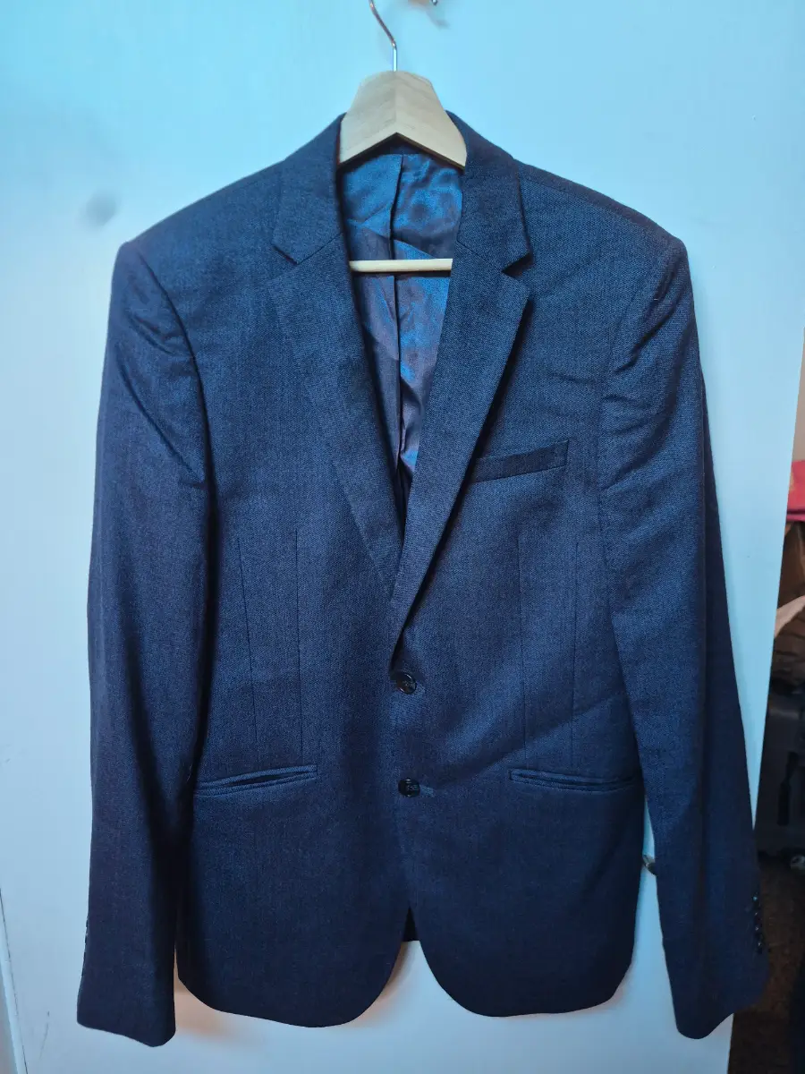 Mens Moss London slim fit 2 peice suit