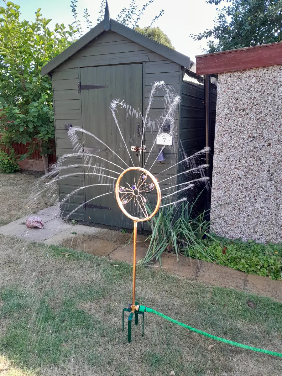 Large Dragonfly garden sprinkler