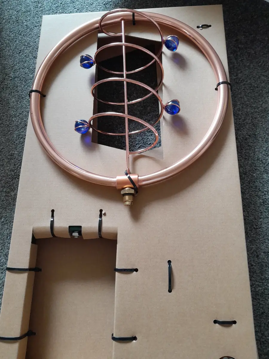 Large spiral garden sprinkler