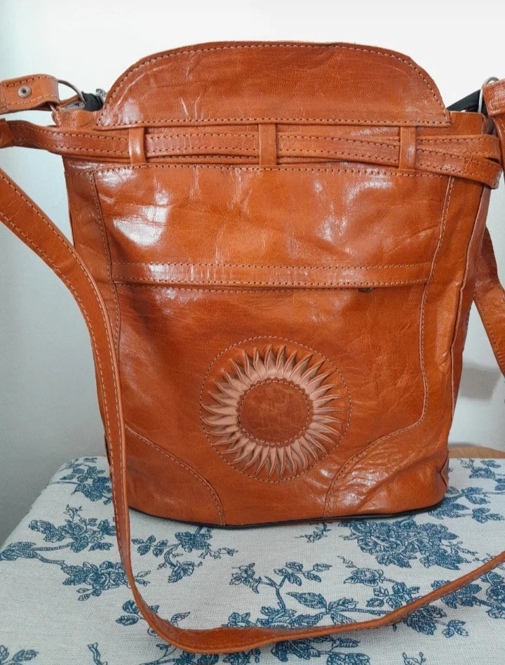 Soft leather hand made handbag
