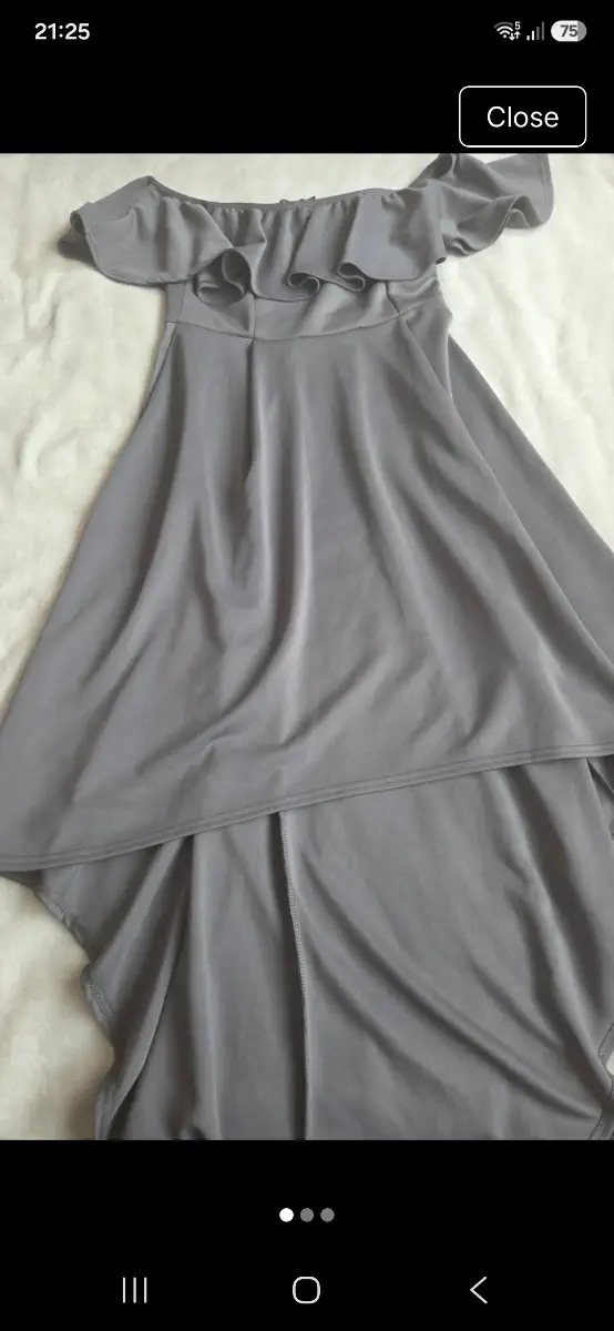 boohoo grey  dress 18