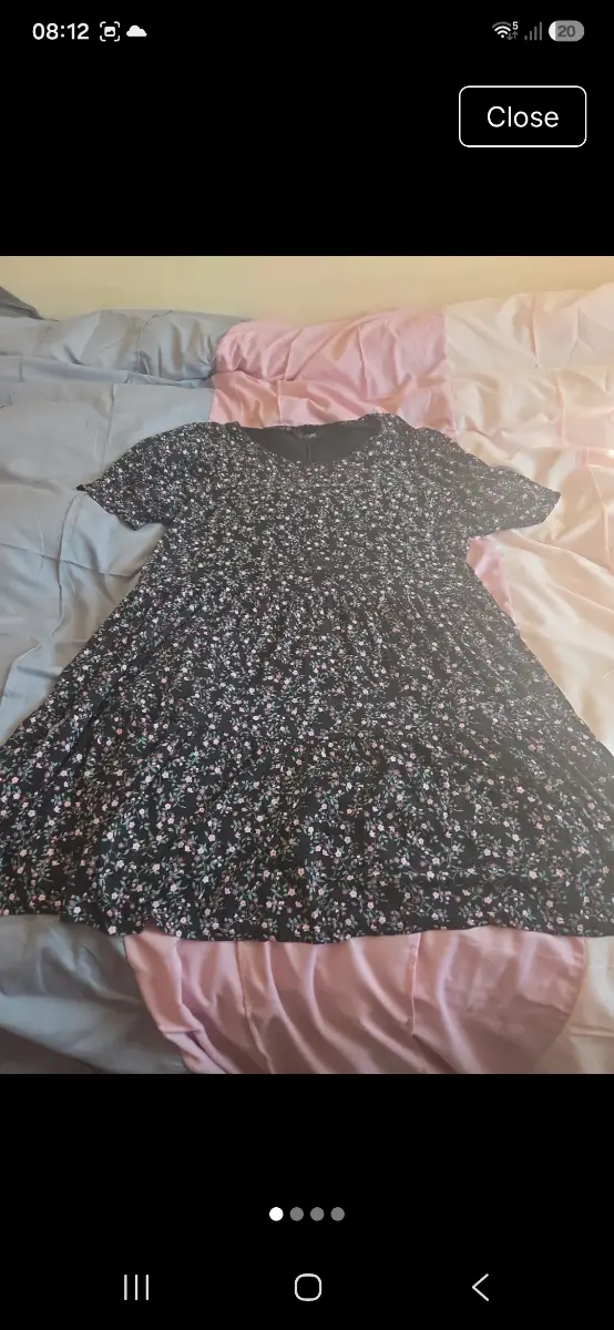 yours black flowery dress 18