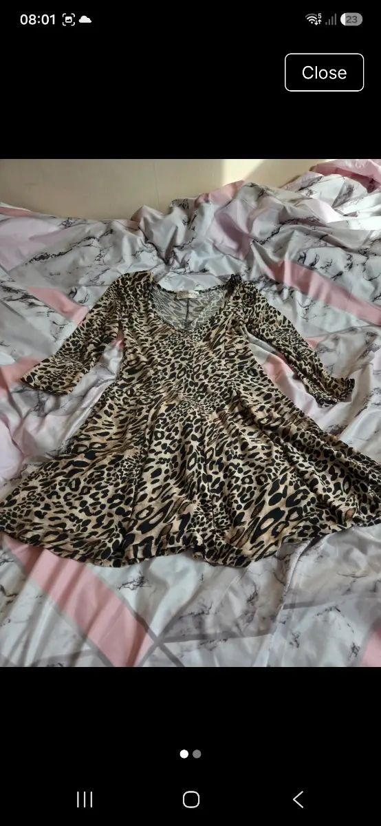 voulez vouz leopard print dress 10