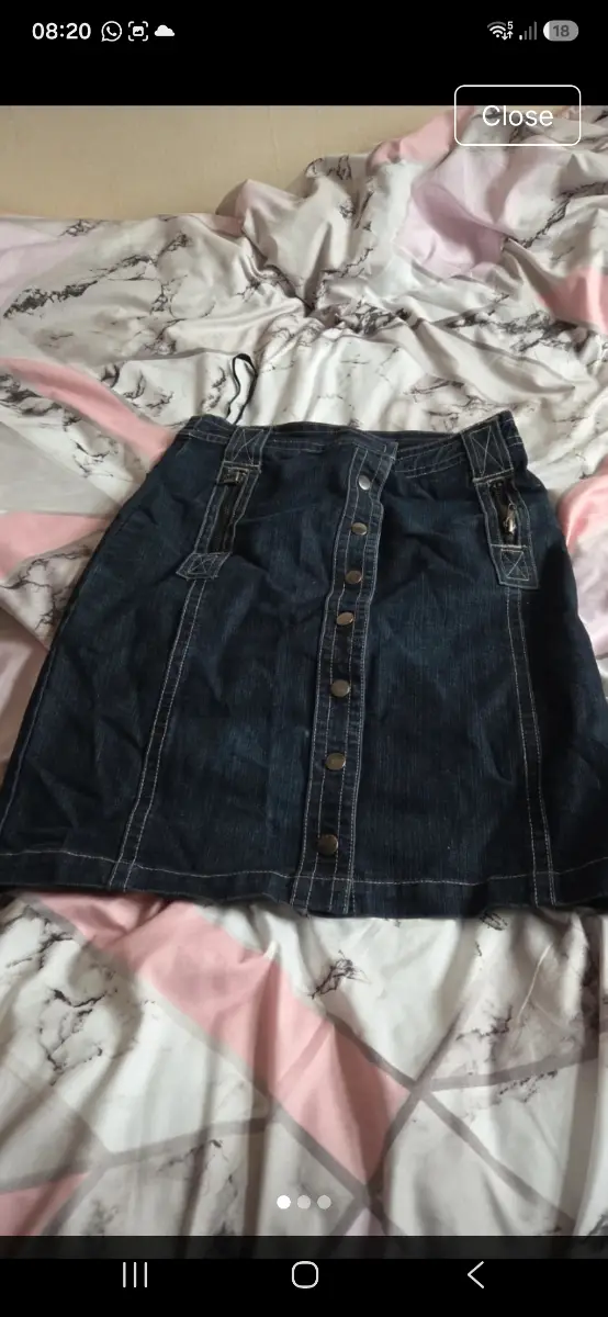 dorothy perkins denim skirt 8
