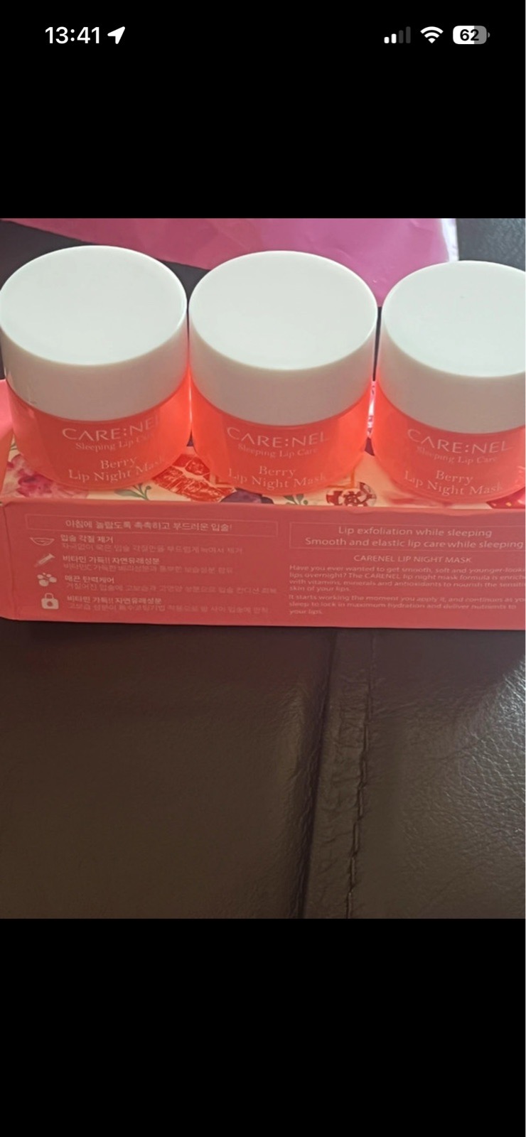 x3 pots  Berry Lip Night Mask is an intensive overnight lip treatment designed to restore dry, c