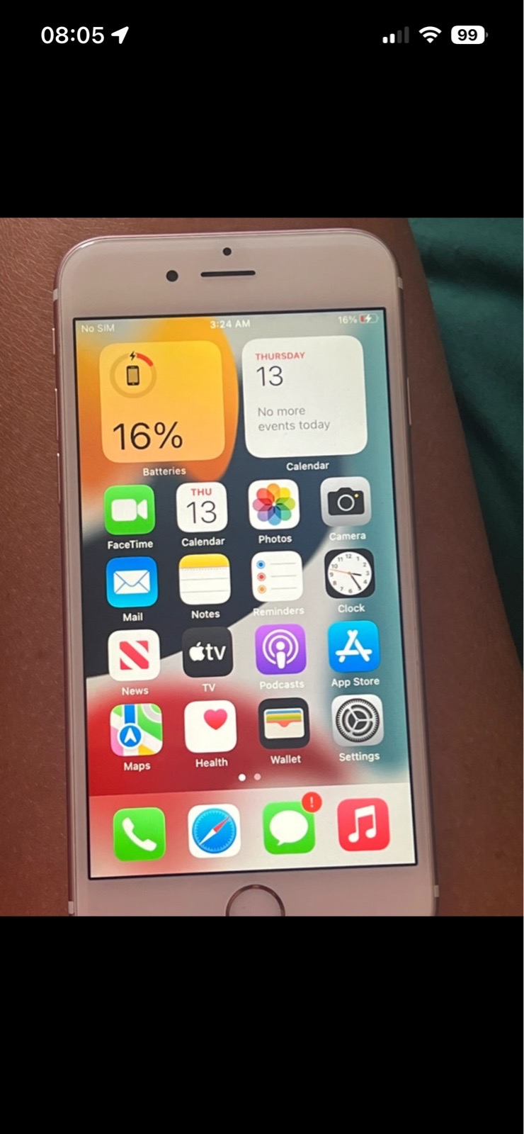 iPhone 6s rose gold