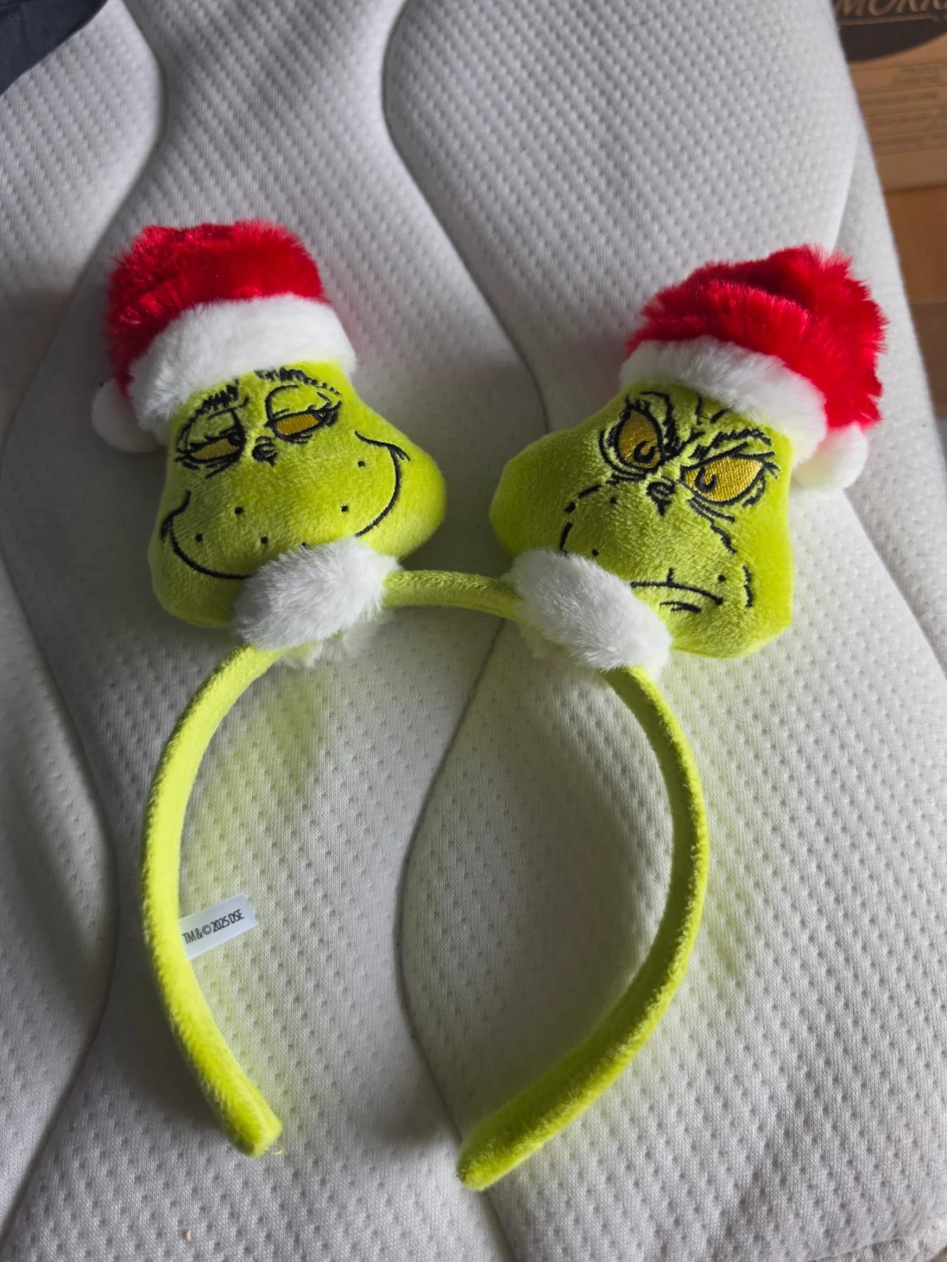 Grinch christmas headband