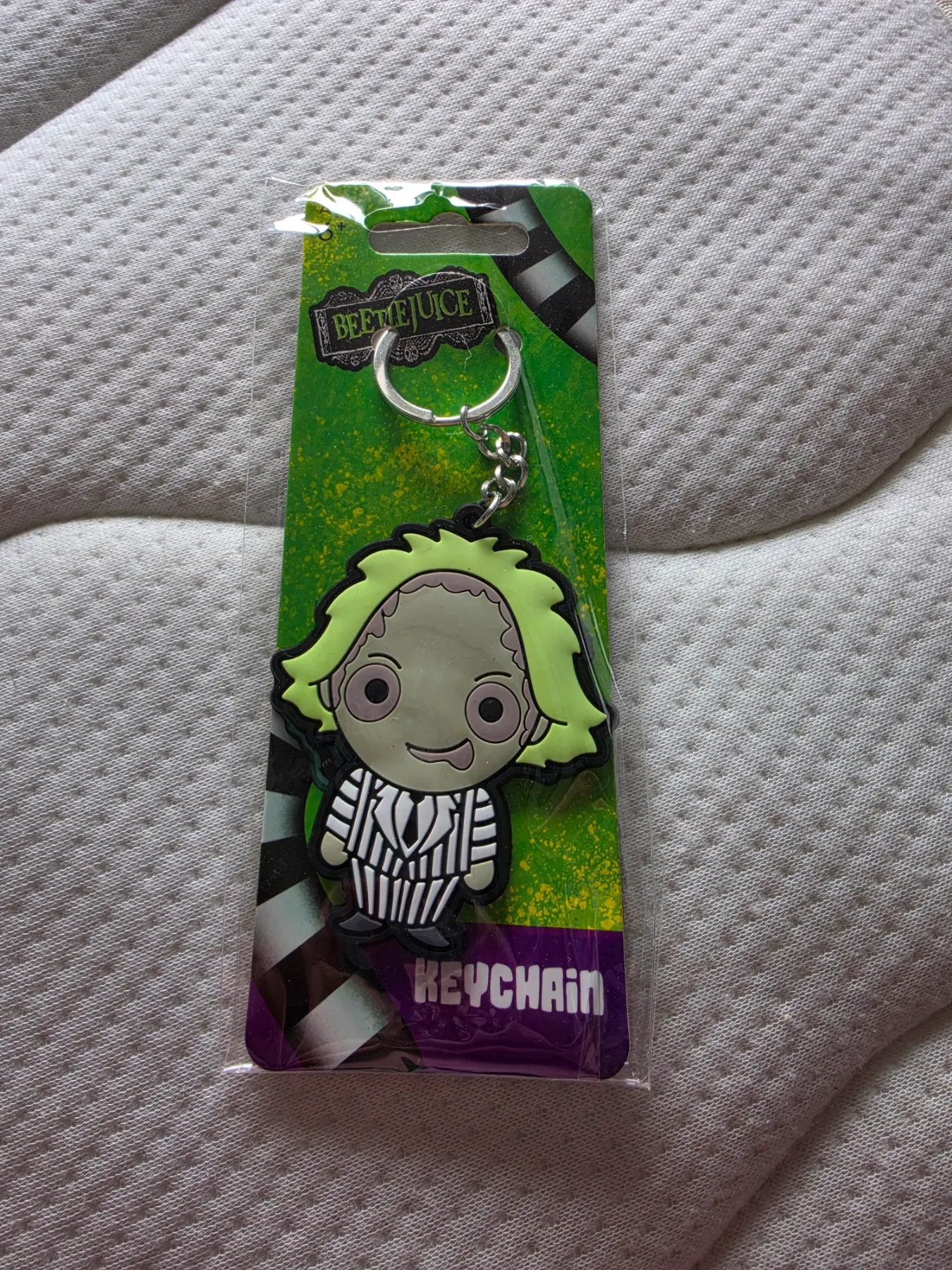 Beetlejuice keyring