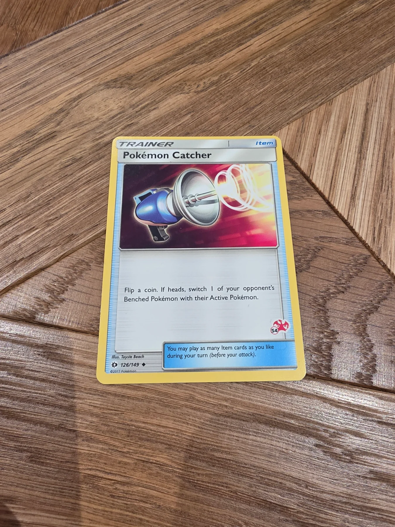 Pokemon Catcher Battle Academy 126/149 pokemon card trainer item charizard #54 stamped