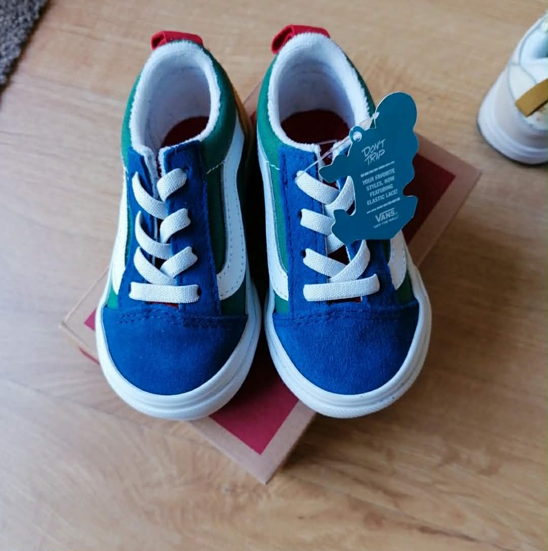 Kids multicoloured vans size 4.5