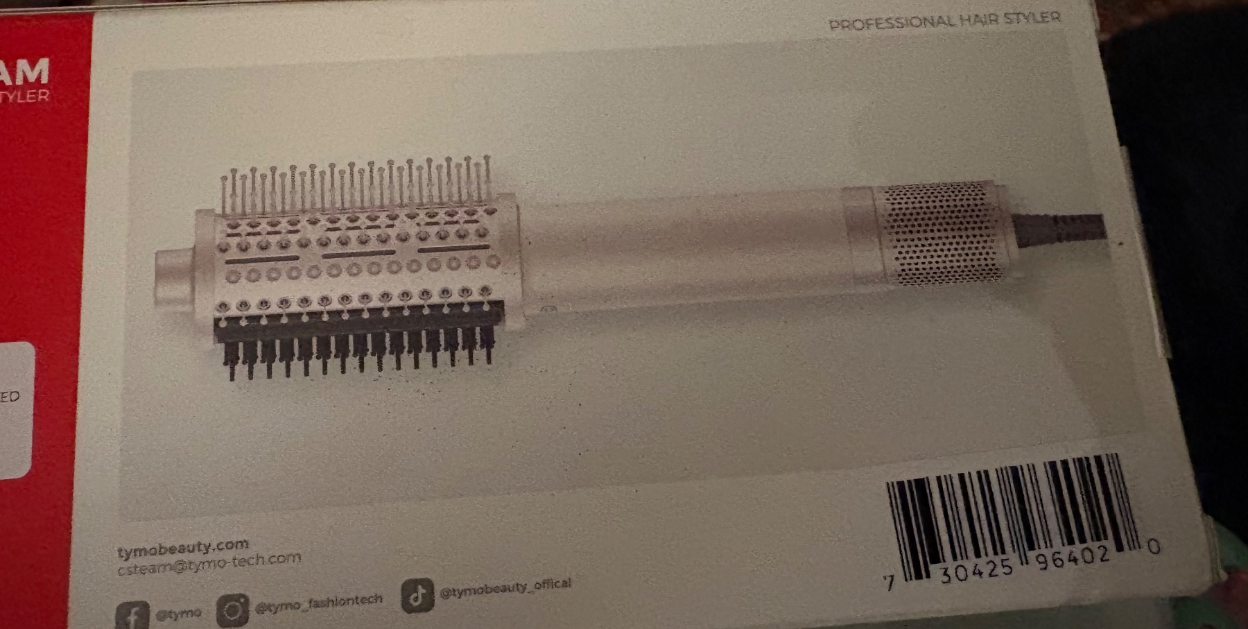 Tymo hot air styling brush airstream