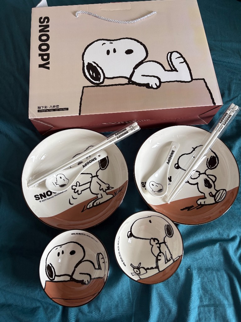 Snoopy ceramic dinner set