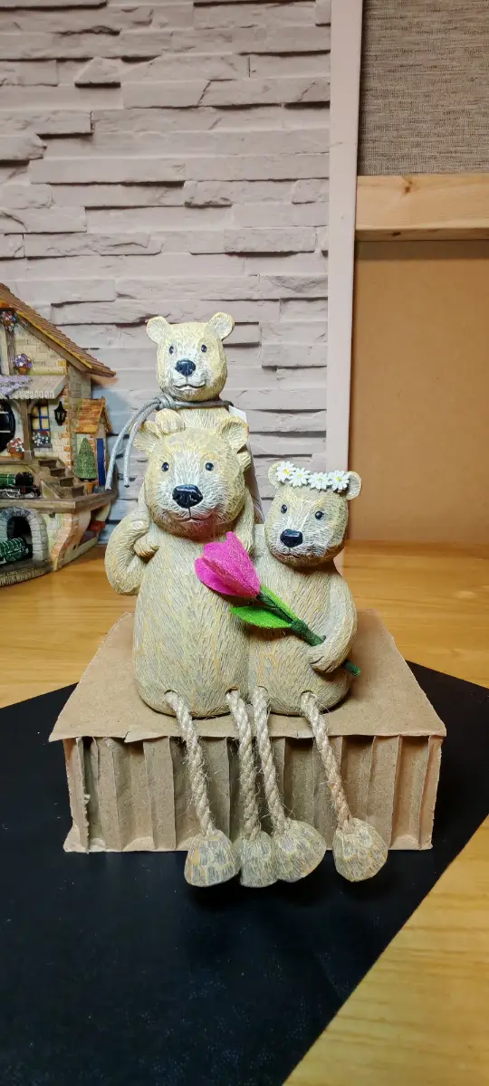 Bertie Bear Dangly Ornament