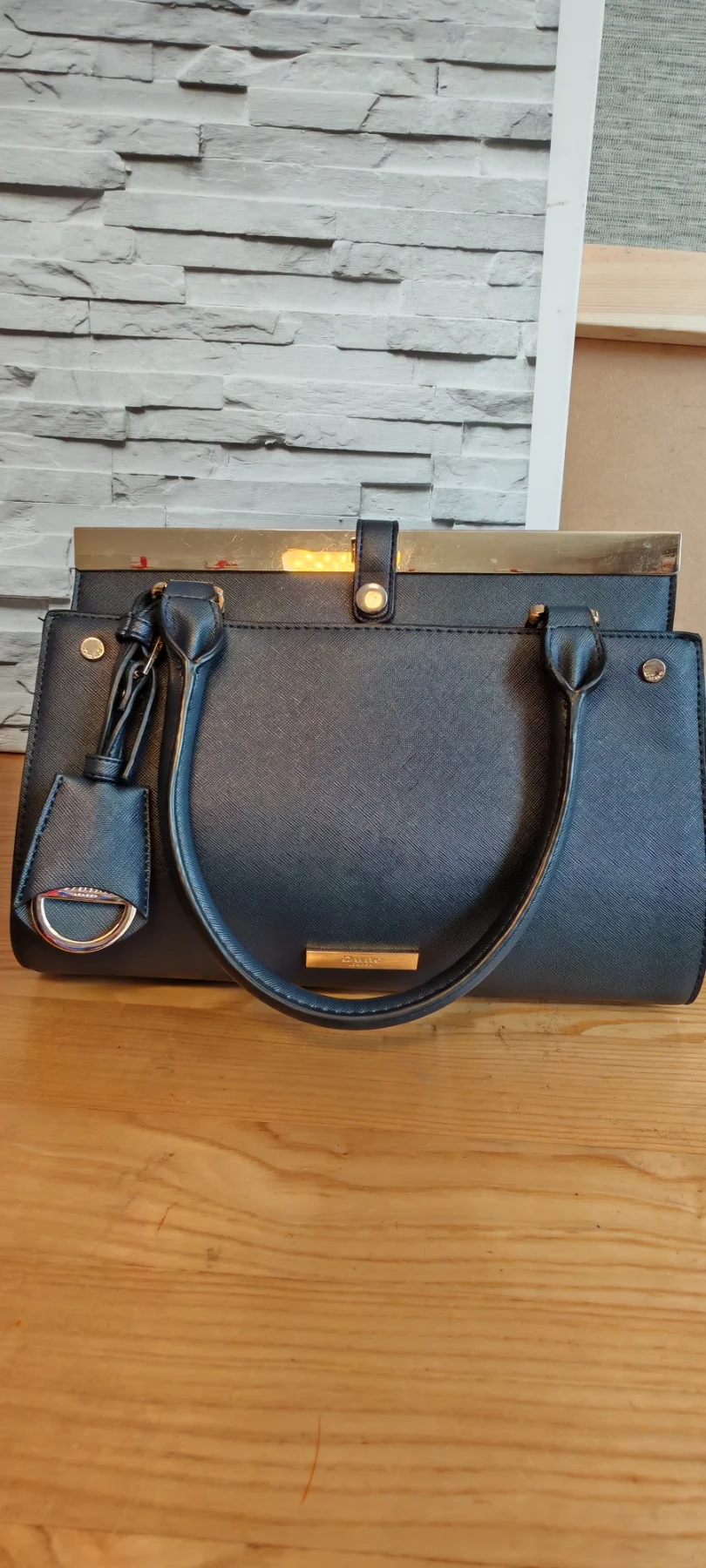 Navy blue Dune Hand Bag.