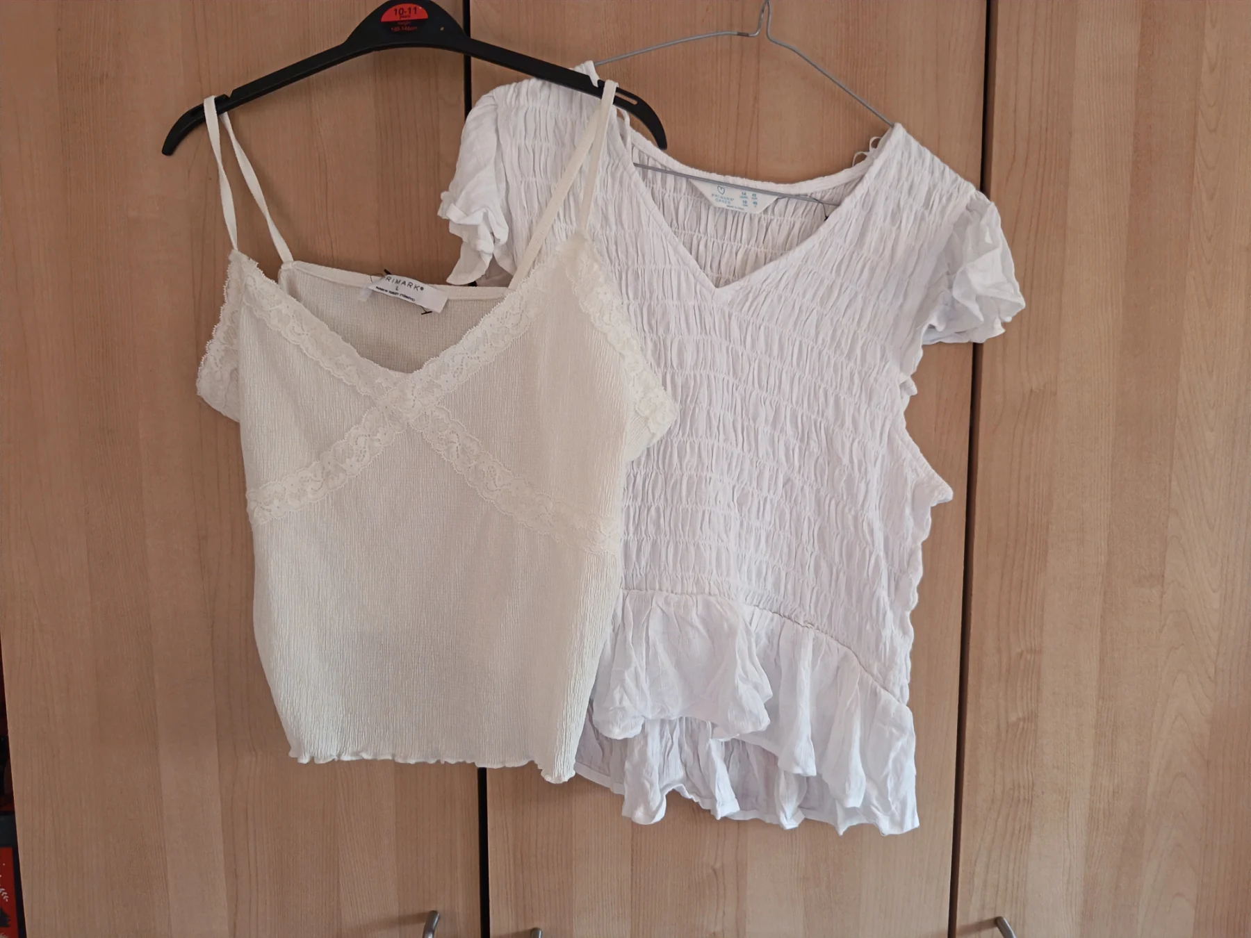 White women's tops  Size 14